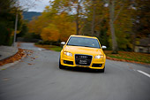 AUT 29 RK1210 01
2007 Audi RS4 Yellow Head On View On Road In Motion