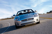 AUT 29 RK1378 01
2008 Jaguar XKR Convertible Silver Head On View On Road In Motion