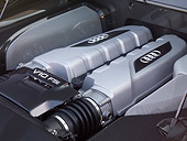 AUT 30 BK0050 01
2010 Audi R8 5.2 FSI Quattro Red Engine Detail