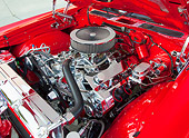 AUT 30 BK0054 01
1970 Chevrolet Chevelle SS 454 Red With White Stripe Engine Detail