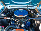 AUT 30 BK0064 01
1968 Ford Mustang Light Blue Engine Detail