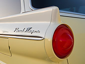 AUT 30 BK0069 01
1957 Ford Del Rio Ranch Wagon Yellow And White Logo And Tail Light Detail
