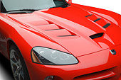 AUT 30 BK0079 01
2009 Dodge Viper SRT/10 Red Hood Detail On White Seamless