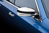 AUT 30 BK0118 01
2012 Chrysler 300C Blue Side Mirror Detail In Studio