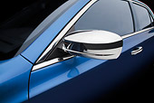 AUT 30 BK0120 01
2012 Chrysler 300C Blue Side Mirror Detail In Studio