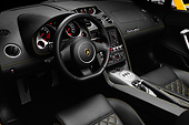 AUT 30 BK0184 01
2012 Lamborghini Gallardo LP 550-2 Spyder Yellow Interior Detail In Studio