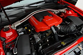 AUT 30 BK0192 01
2013 Chevrolet Camaro ZL1 Red Engine Detail In Studio