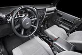 AUT 30 BK0207 01
2007 Jeep Wrangler Sahara Interior Detail In Studio