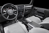 AUT 30 BK0209 01
2007 Jeep Wrangler Sahara Interior Detail In Studio