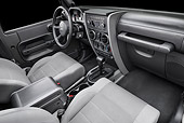 AUT 30 BK0211 01
2007 Jeep Wrangler Sahara Interior Detail In Studio