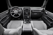 AUT 30 BK0213 01
2007 Jeep Wrangler Sahara Interior Detail In Studio