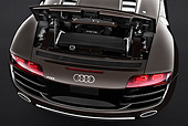 AUT 30 IZ0213 01
2011 Audi R8 Spyder V10 Convertible Brown Rear Detail Studio