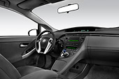 AUT 30 IZ1085 01
2011 Toyota Prius 2 White Interior Detail Studio