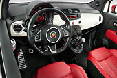 AUT 30 IZ1165 01
2013 Fiat 500 Abarth White Interior Detail Studio