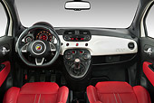 AUT 30 IZ1166 01
2013 Fiat 500 Abarth White Interior Detail Studio