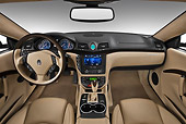 AUT 30 IZ1269 01
2013 Maserati GranTurismo S Automatic Coupe Blue Interior Detail In Studio