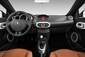 AUT 30 IZ1306 01
2013 Renault Wind Convertible Black Interior Detail In Studio