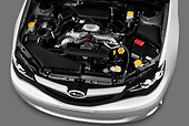 AUT 30 IZ1307 01
2011 Subaru Impreza Wagon 2.5i Premium White Engine Detail In Studio
