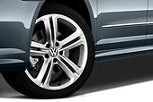 AUT 30 IZ1312 01
2012 Volkswagen CC Sport R-Line Sedan Blue Front Wheel Detail In Studio