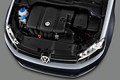 AUT 30 IZ1317 01
2010 Volkswagen Jetta SportWagen S Gray Engine Detail In Studio