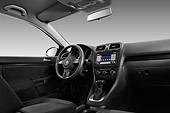 AUT 30 IZ1321 01
2010 Volkswagen Jetta SportWagen S Gray Interior Detail In Studio