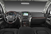 AUT 30 IZ1328 01
2012 Toyota Land Cruiser SUV Dark Gray Interior Detail In Studio