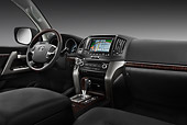 AUT 30 IZ1331 01
2012 Toyota Land Cruiser SUV Dark Gray Interior Detail In Studio