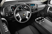 AUT 30 IZ1343 01
2013 Chevrolet Silverado 2500LT Crew Cab Pickup Truck White Interior Detail In Studio