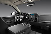 AUT 30 IZ1346 01
2013 Chevrolet Silverado 2500LT Crew Cab Pickup Truck White Interior Detail In Studio