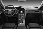 AUT 30 IZ1349 01
2011 Saab 95 Vector 4-Door Sedan Gray Interior Detail In Studio
