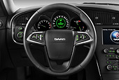 AUT 30 IZ1351 01
2011 Saab 95 Vector 4-Door Sedan Gray Interior Detail In Studio