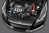 AUT 30 IZ1352 01
2011 Honda CRZ EX Sport Hybrid Coupe Black Engine Detail In Studio