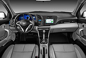 AUT 30 IZ1354 01
2011 Honda CRZ EX Sport Hybrid Coupe Black Interior Detail In Studio