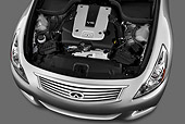 AUT 30 IZ1357 01
2012 Infiniti G25 Journey Sedan Silver Engine Detail In Studio