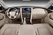 AUT 30 IZ1369 01
2013 Infiniti Q56 SUV Silver-Green Interior Detail In Studio