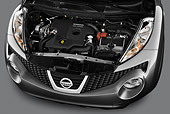 AUT 30 IZ1372 01
2013 Nissan Juke SV SUV Gray Engine Detail In Studio