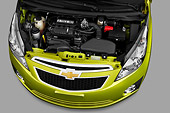 AUT 30 IZ1377 01
2013 Chevrolet Spark LS 5 Door Hatchback Green Engine Detail In Studio