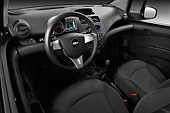 AUT 30 IZ1378 01
2013 Chevrolet Spark LS 5 Door Hatchback Green Interior Detail In Studio