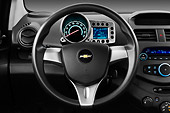 AUT 30 IZ1381 01
2013 Chevrolet Spark LS 5 Door Hatchback Green Interior Detail In Studio