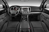AUT 30 IZ1409 01
2011 Toyota Tacoma PreRunner Off Road Double Cab Silver Interior Detail In Studio