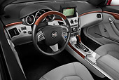 AUT 30 IZ1414 01
2013 Cadillac CTS Coupe Premium Red Interior Detail In Studio