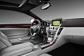 AUT 30 IZ1416 01
2013 Cadillac CTS Coupe Premium Red Interior Detail In Studio