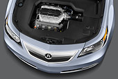 AUT 30 IZ1417 01
2013 Acura TL Advance Silver-Blue Engine Detail In Studio