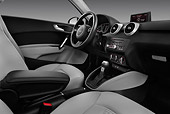 AUT 30 IZ1424 01
2013 Audi A1 3 Door Hatchback Black Interior Detail In Studio