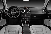 AUT 30 IZ1425 01
2013 Audi A1 3 Door Hatchback Black Interior Detail In Studio