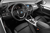 AUT 30 IZ1429 01
2013 BMW X3 xDrive35i SUV Gray Interior Detail In Studio