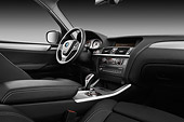 AUT 30 IZ1430 01
2013 BMW X3 xDrive35i SUV Gray Interior Detail In Studio