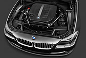 AUT 30 IZ1432 01
2013 BMW 5 Series Wagon Black Engine Detail In Studio