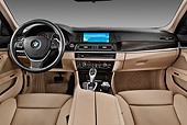 AUT 30 IZ1435 01
2011 BMW 5 Series Wagon Black Interior Detail In Studio