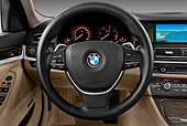 AUT 30 IZ1436 01
2011 BMW 5 Series Wagon Black Interior Detail In Studio